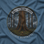 Leaf Me to the Trees Pacific Northwest Tree T‑Shirt