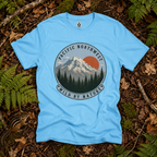 Pacific Northwest Mountain T‑Shirt — “Wild by Nature” Tee