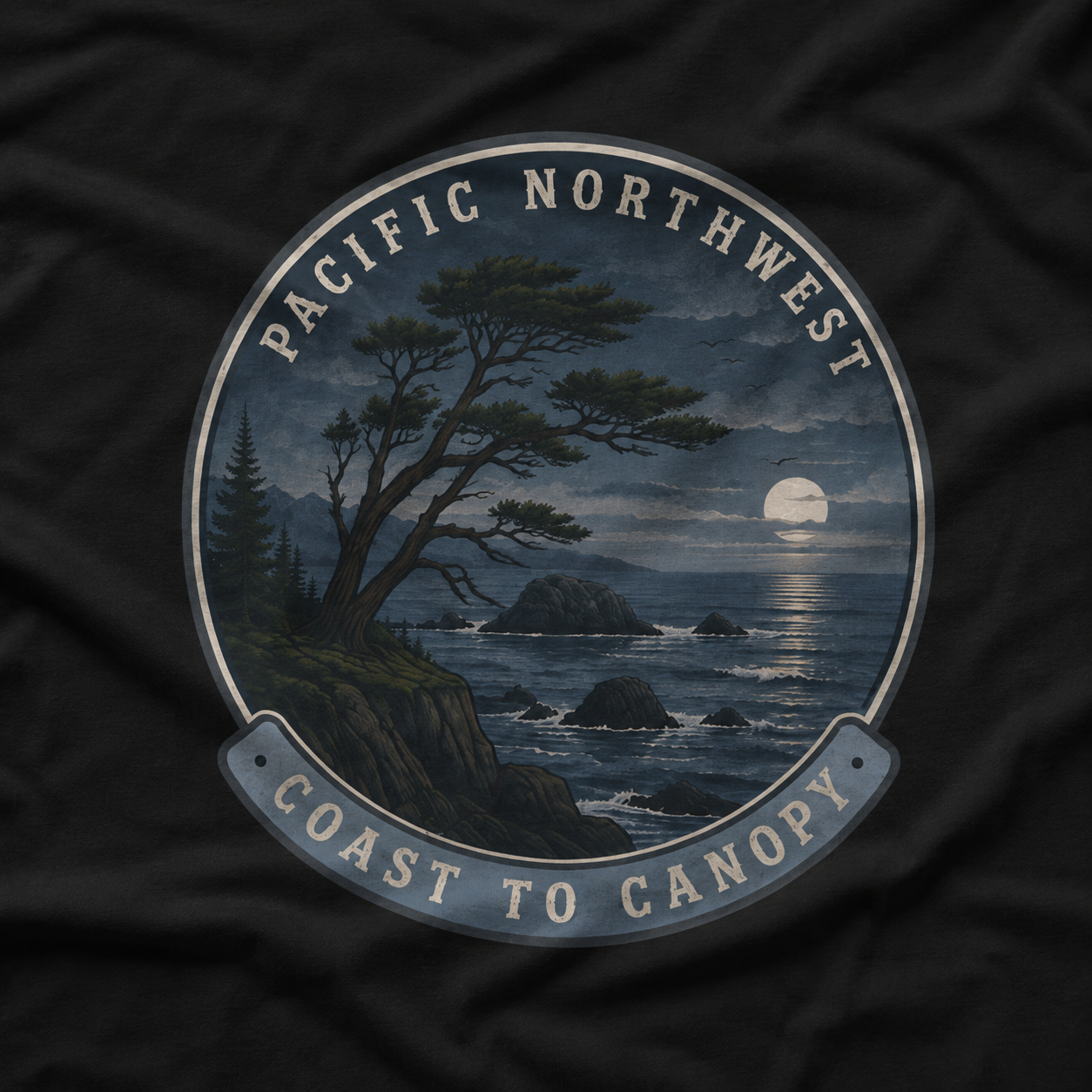 Pacific Northwest Tree T‑Shirt — “Coast to Canopy” Tee