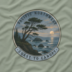 Pacific Northwest Tree T‑Shirt — “Coast to Canopy” Tee