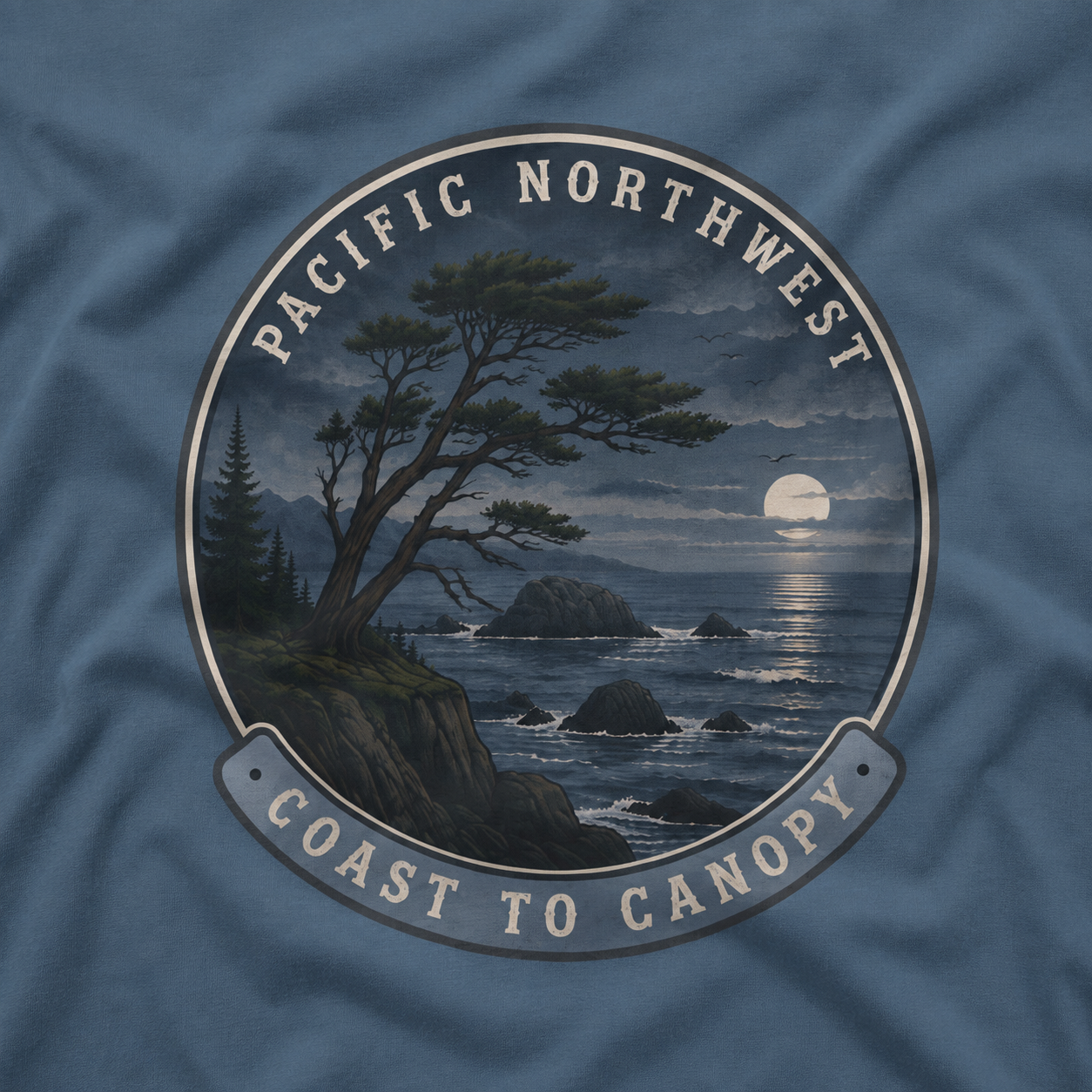 Pacific Northwest Tree T‑Shirt — “Coast to Canopy” Tee