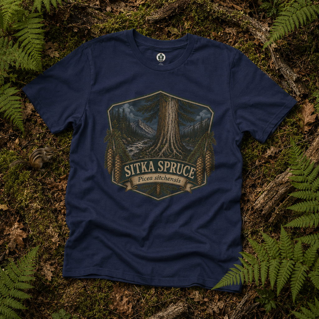 Sitka Spruce, Picea sitchensis T‑Shirt
