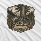 Sitka Spruce, Picea sitchensis T‑Shirt
