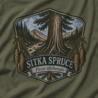 Sitka Spruce, Picea sitchensis T‑Shirt