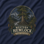 Western Hemlock, Tsuga heterophylla T‑Shirt