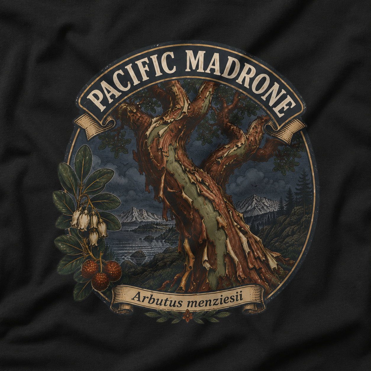 Pacific Madrone, Arbutus menziesii T‑Shirt
