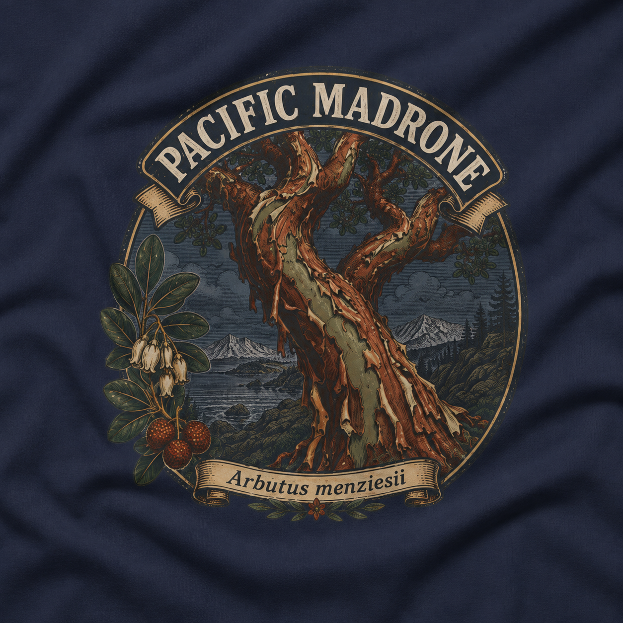 Pacific Madrone, Arbutus menziesii T‑Shirt