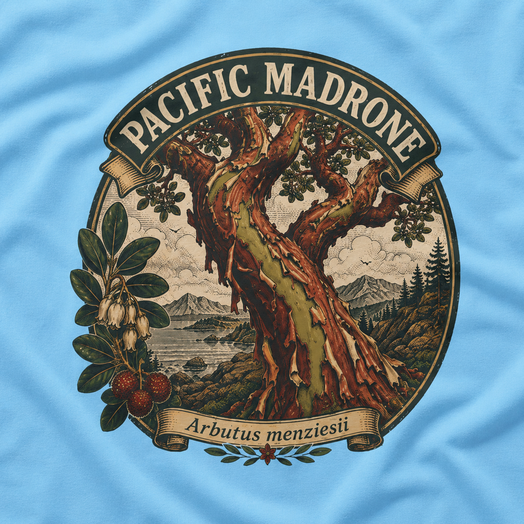 Pacific Madrone, Arbutus menziesii T‑Shirt