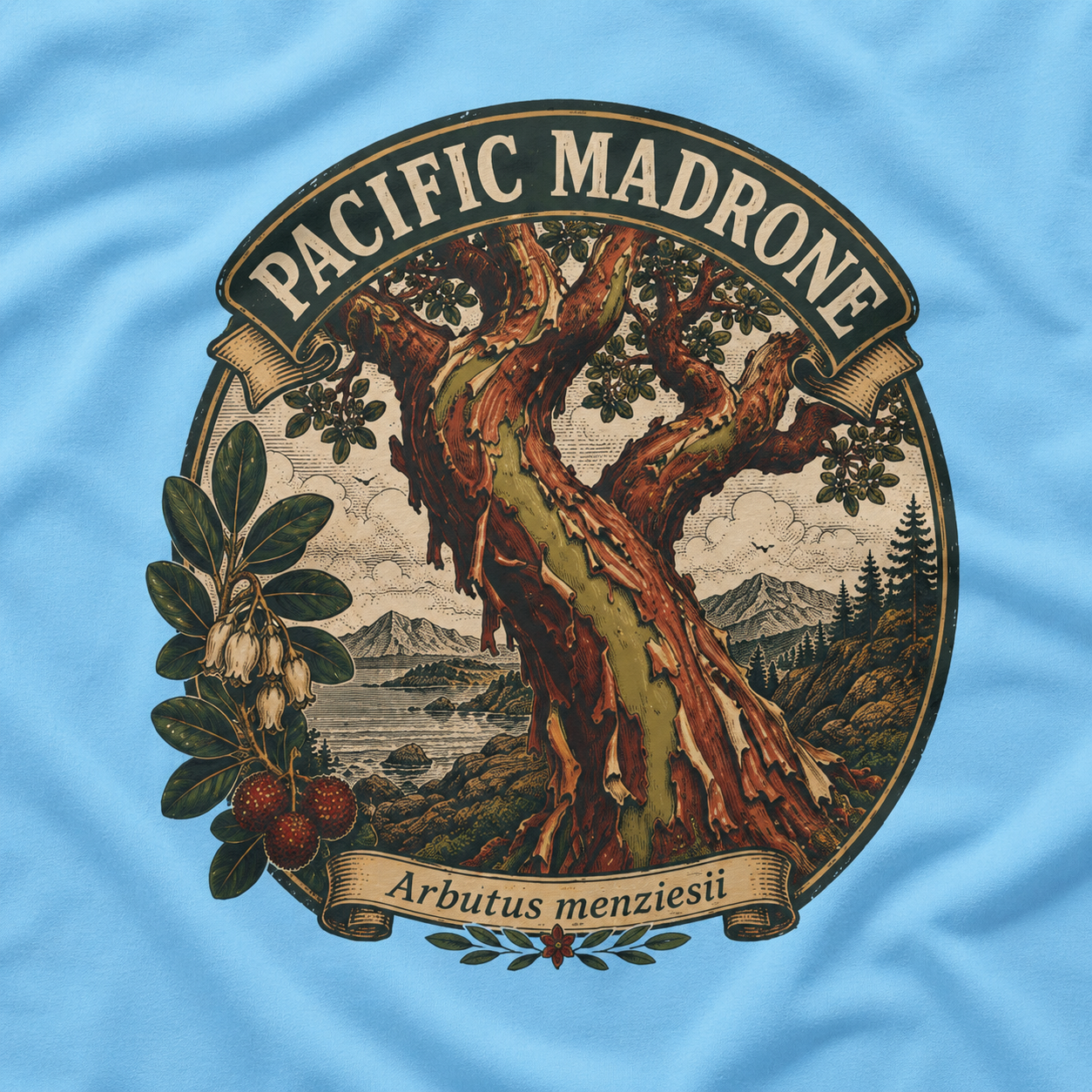 Pacific Madrone, Arbutus menziesii T‑Shirt