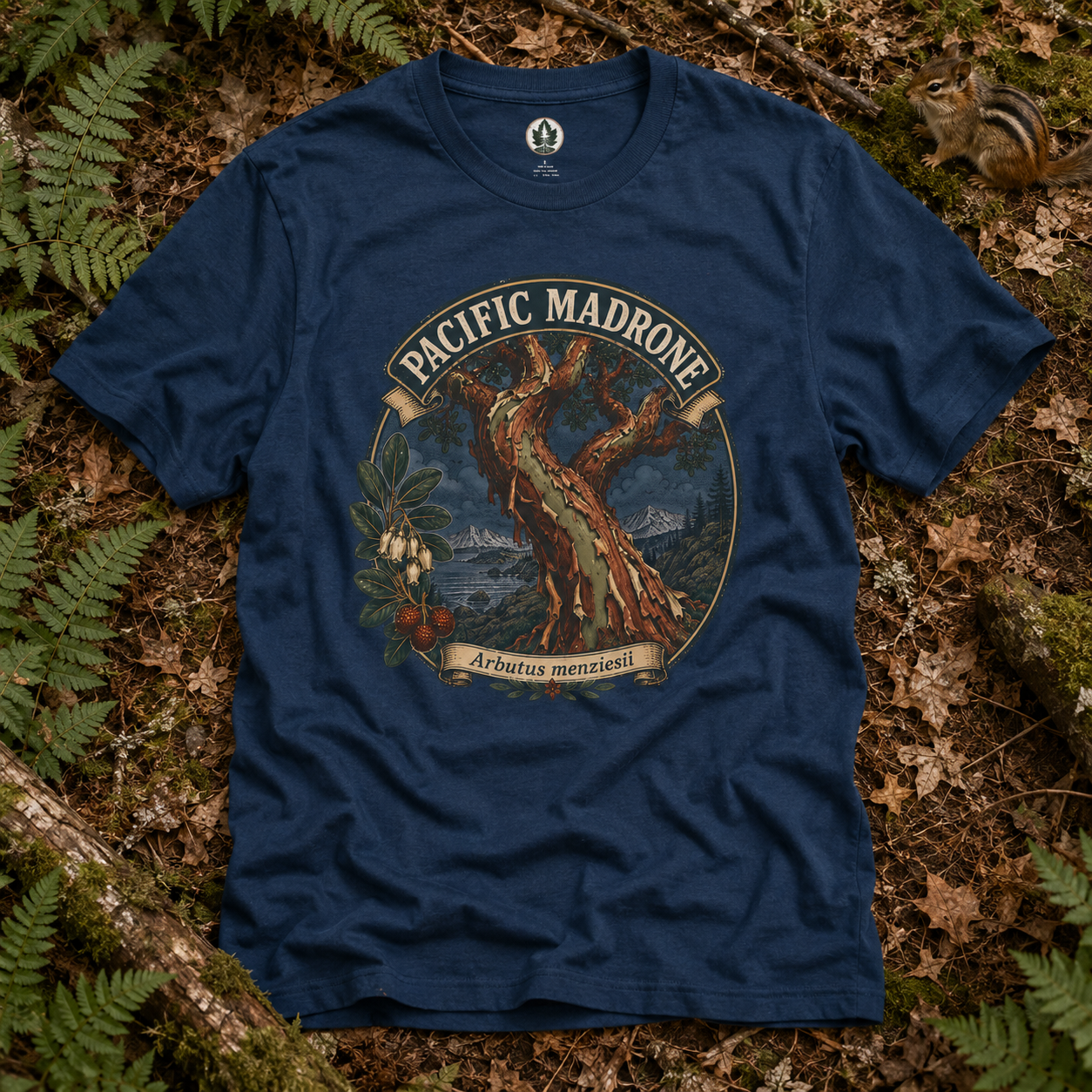 Pacific Madrone, Arbutus menziesii T‑Shirt