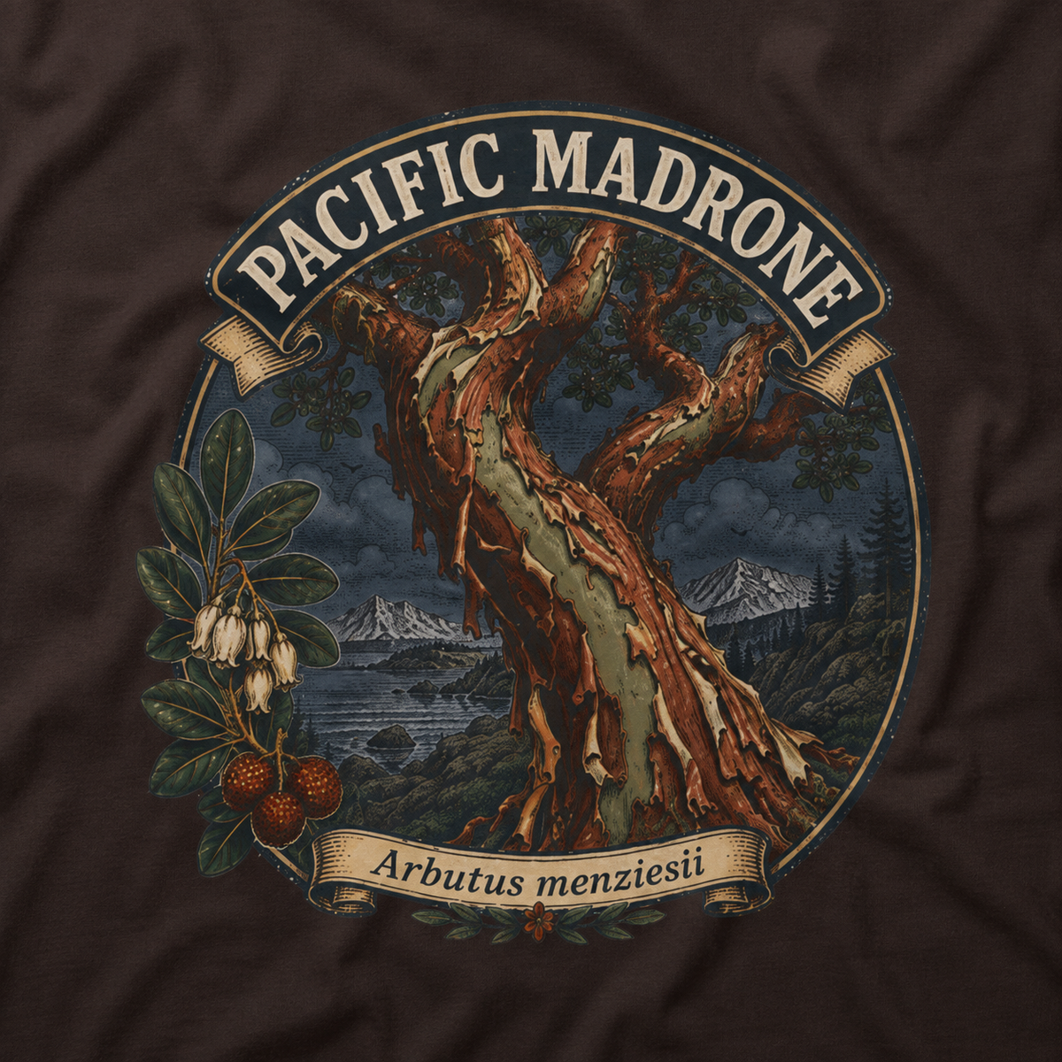 Pacific Madrone, Arbutus menziesii T‑Shirt
