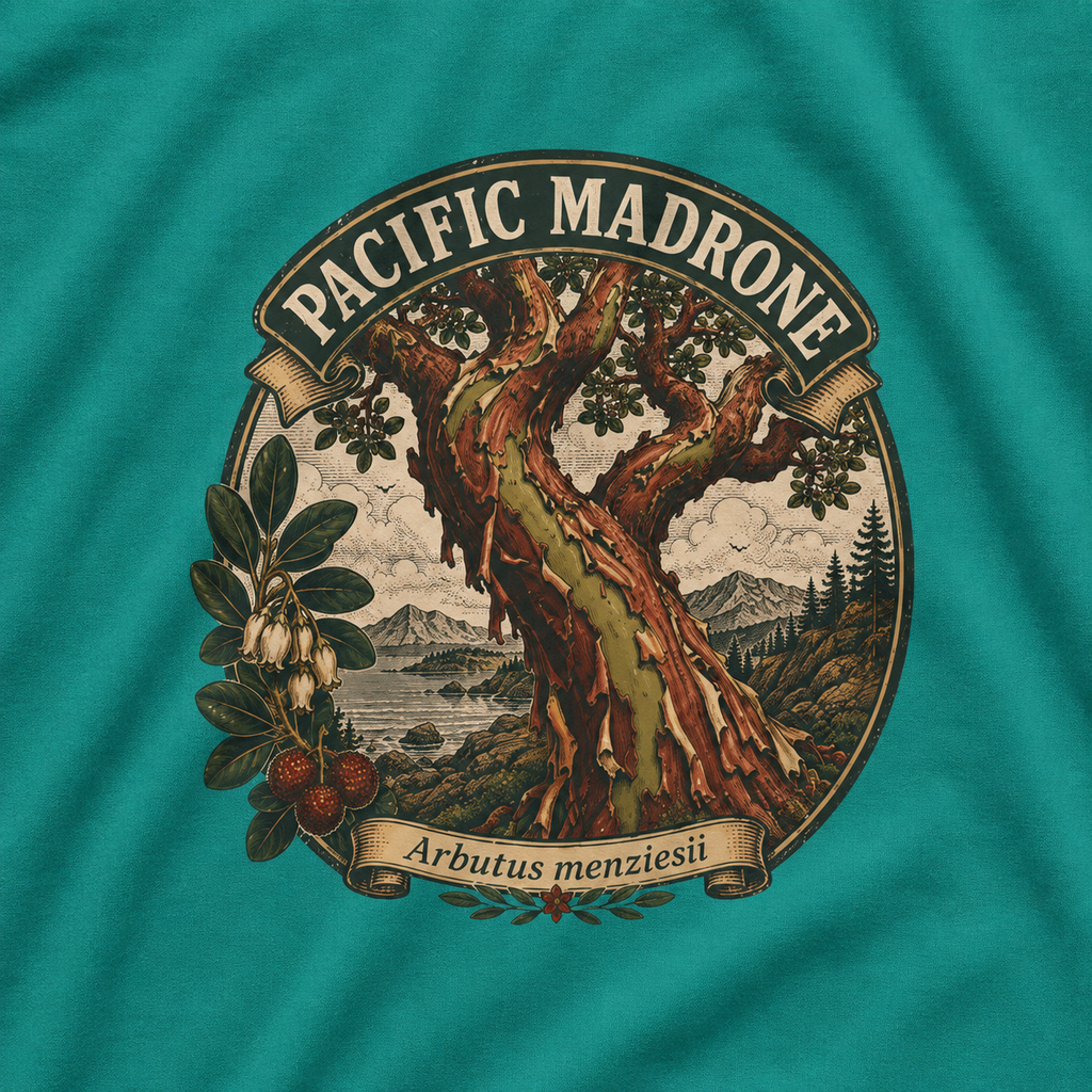 Pacific Madrone, Arbutus menziesii T‑Shirt