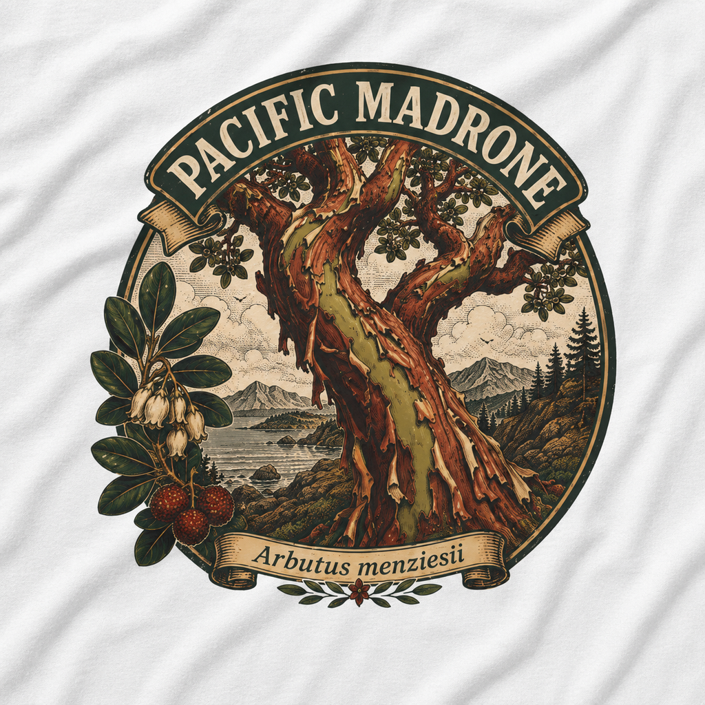 Pacific Madrone, Arbutus menziesii T‑Shirt