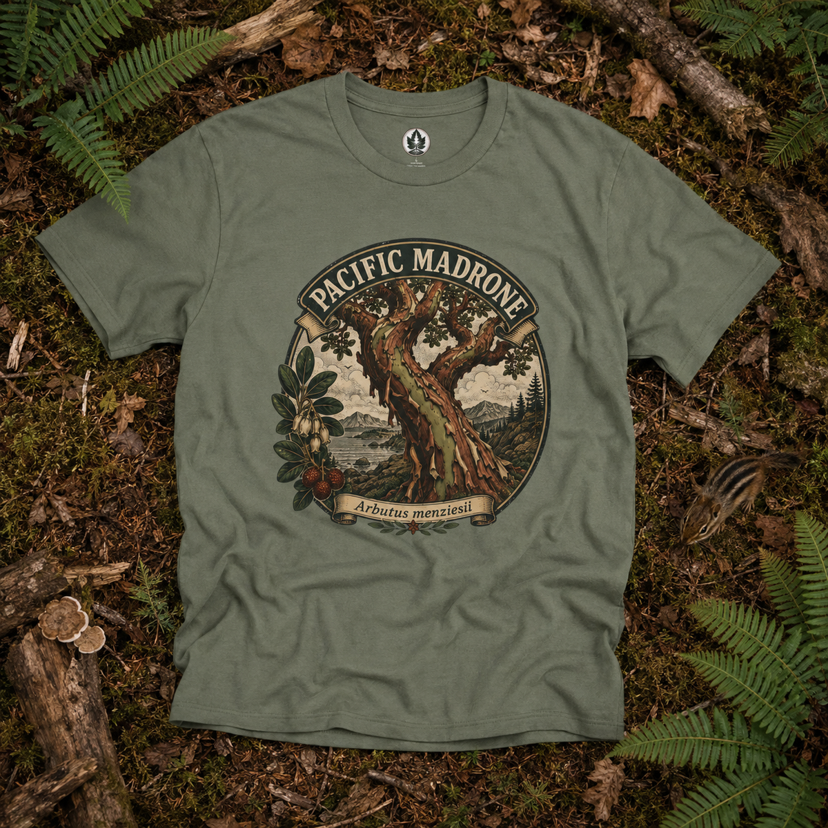Pacific Madrone, Arbutus menziesii T‑Shirt