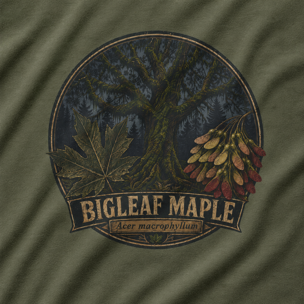 Bigleaf Maple, Acer macrophyllum T‑Shirt