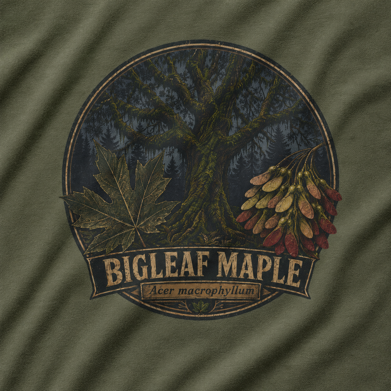 Bigleaf Maple, Acer macrophyllum T‑Shirt