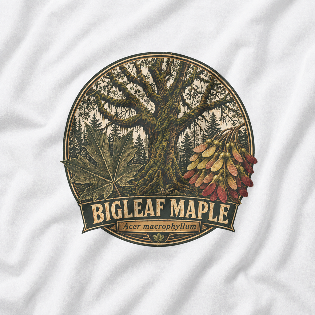 Bigleaf Maple, Acer macrophyllum T‑Shirt