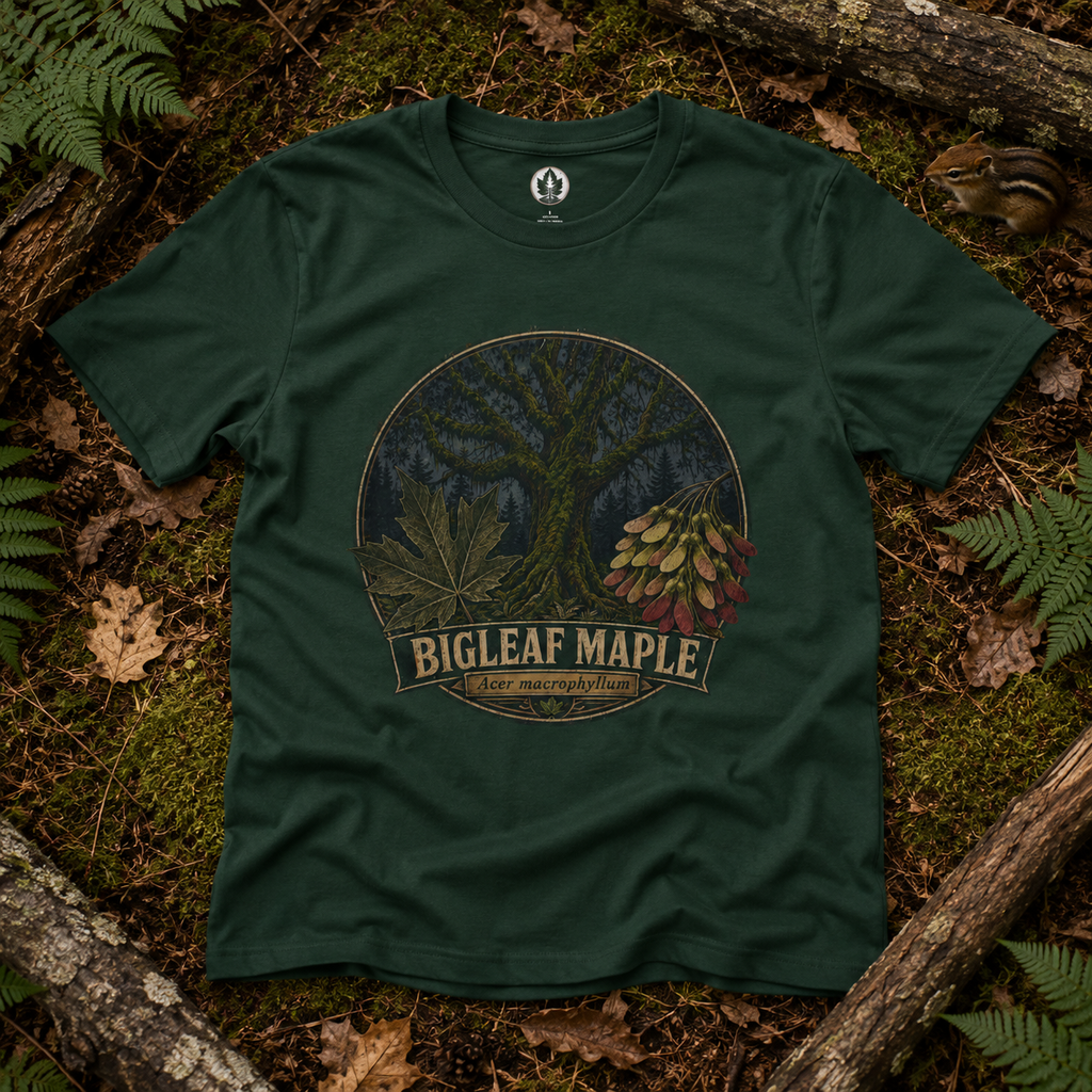 Bigleaf Maple, Acer macrophyllum T‑Shirt
