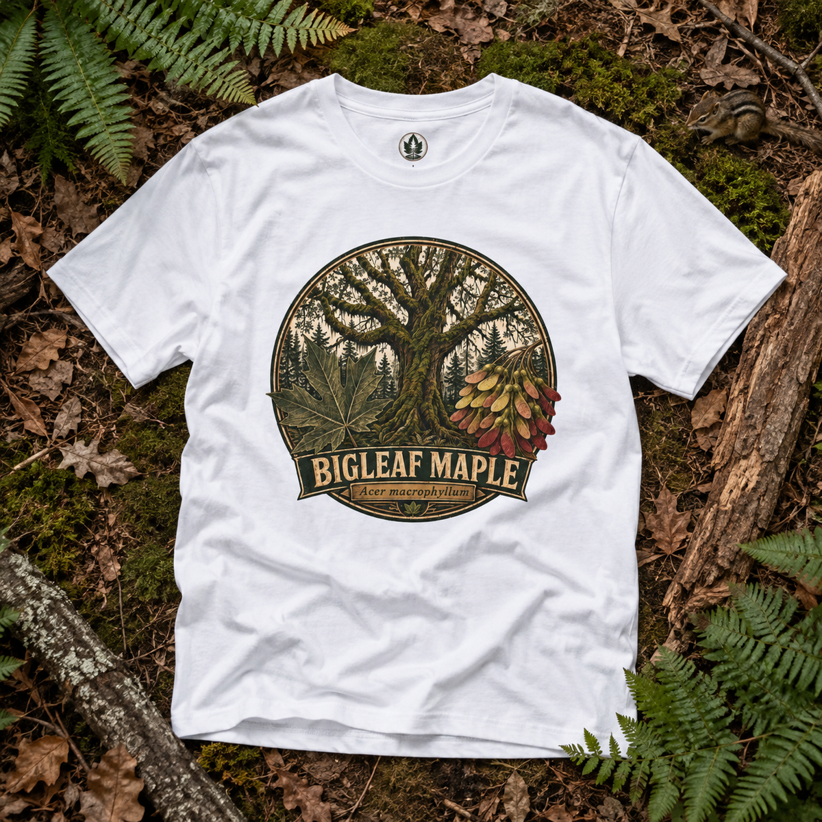 Bigleaf Maple, Acer macrophyllum T‑Shirt