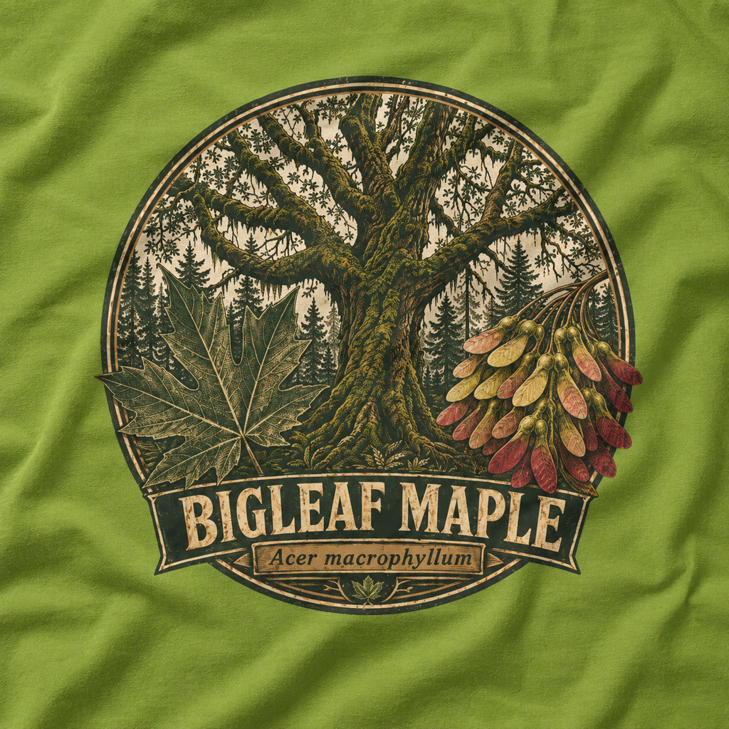 Bigleaf Maple, Acer macrophyllum T‑Shirt