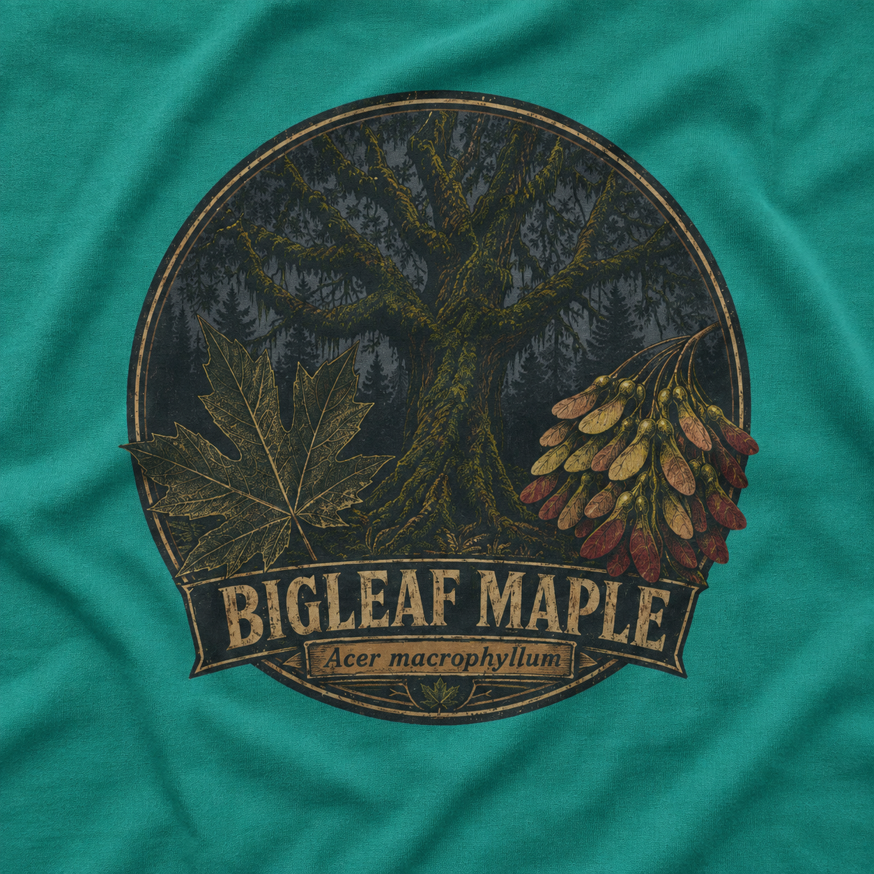Bigleaf Maple, Acer macrophyllum T‑Shirt