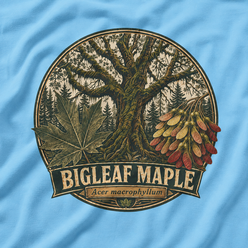 Bigleaf Maple, Acer macrophyllum T‑Shirt