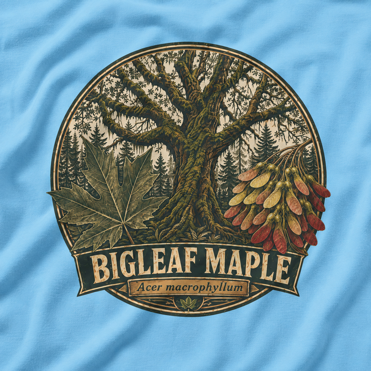 Bigleaf Maple, Acer macrophyllum T‑Shirt