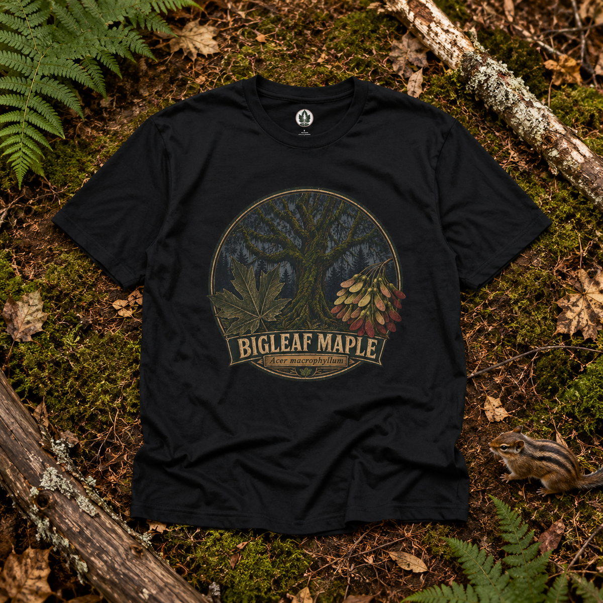 Bigleaf Maple, Acer macrophyllum T‑Shirt
