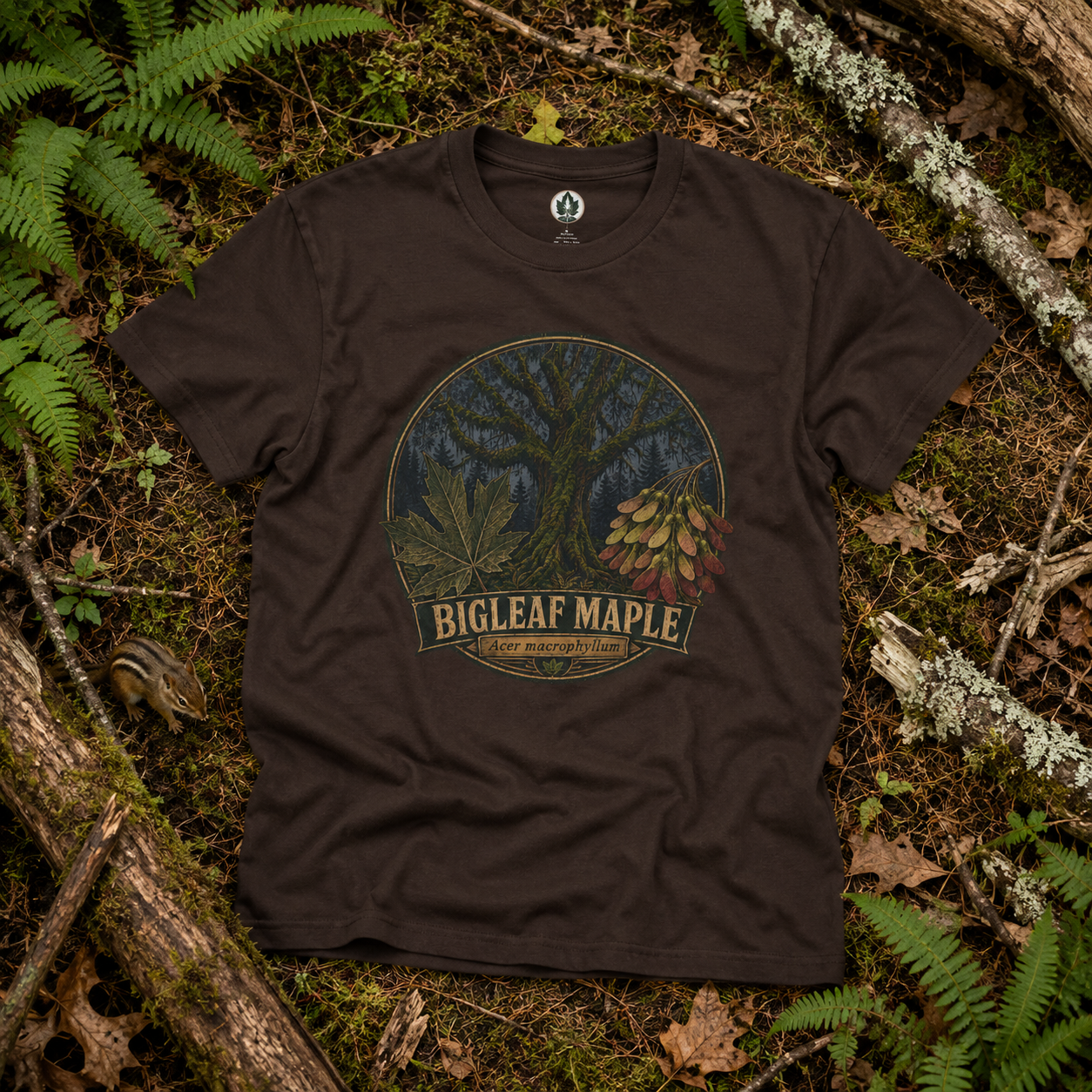 Bigleaf Maple, Acer macrophyllum T‑Shirt