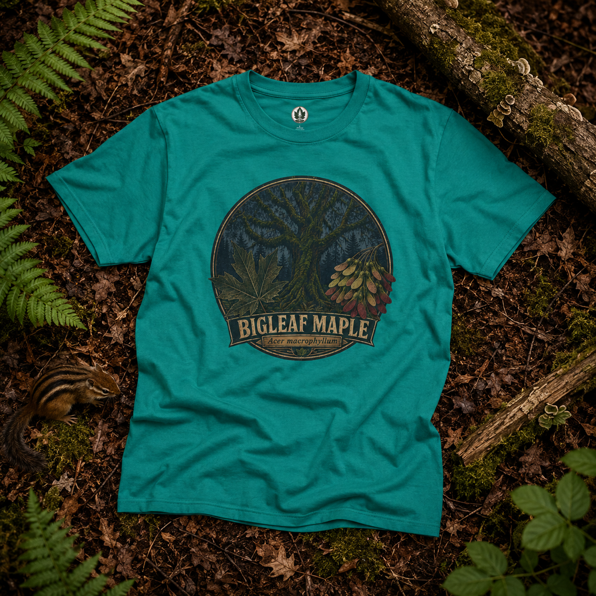 Bigleaf Maple, Acer macrophyllum T‑Shirt