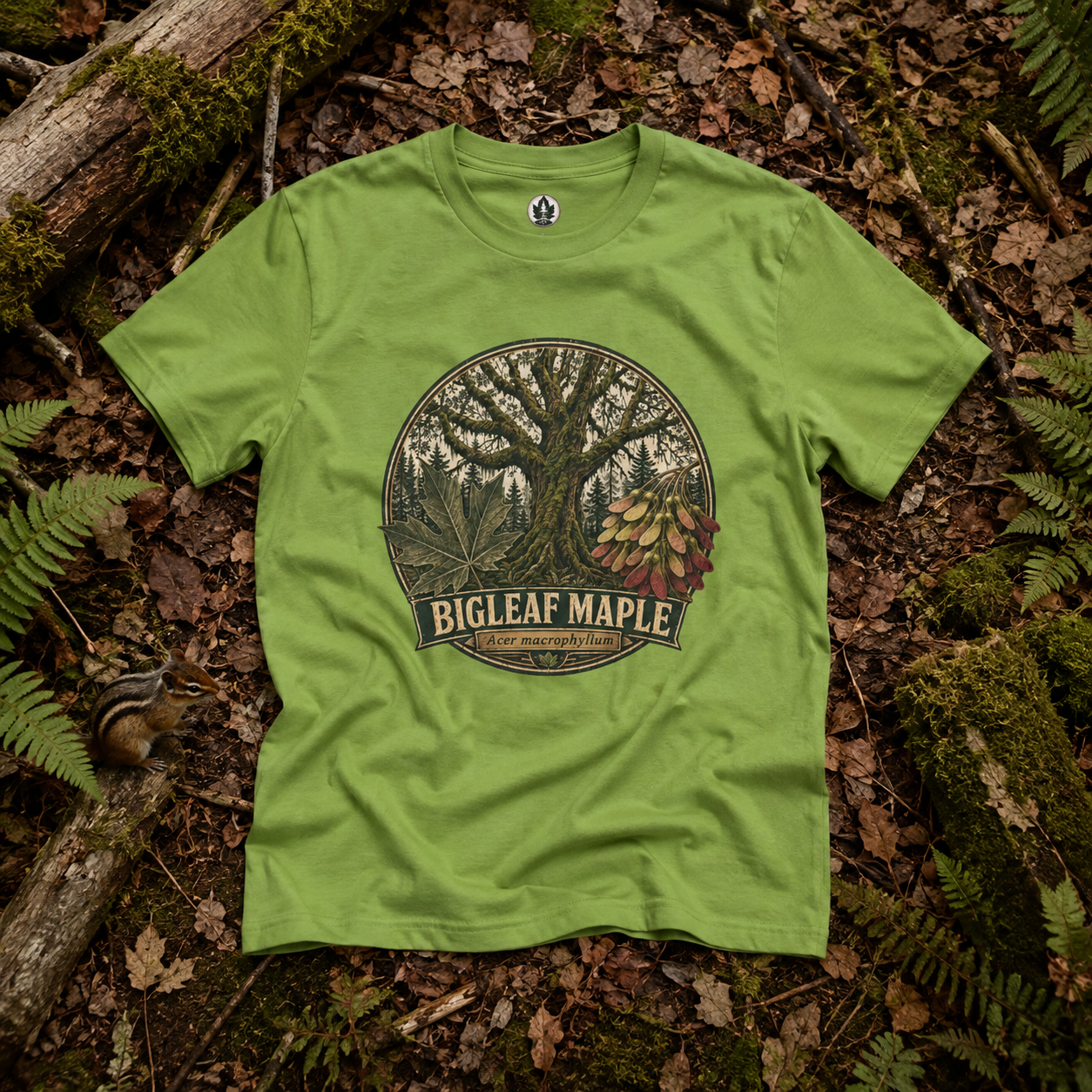 Bigleaf Maple, Acer macrophyllum T‑Shirt
