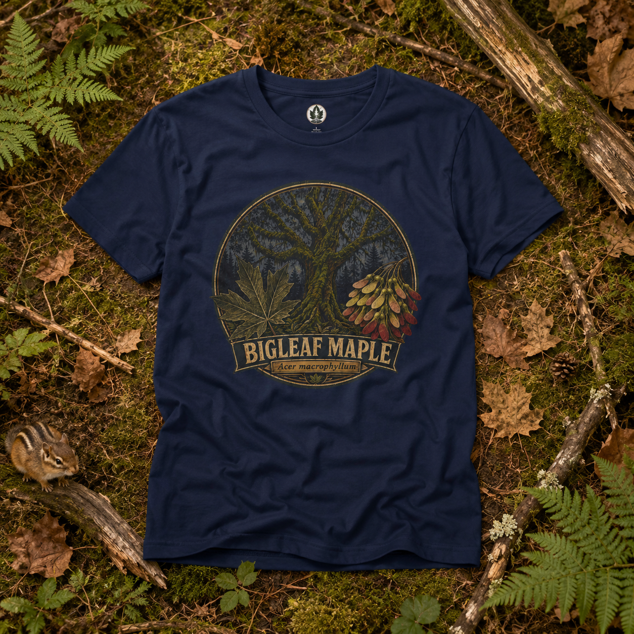 Bigleaf Maple, Acer macrophyllum T‑Shirt