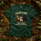 I am Not a Crow, This is Basic Covid Literacy Otto and Echo T‑Shirt