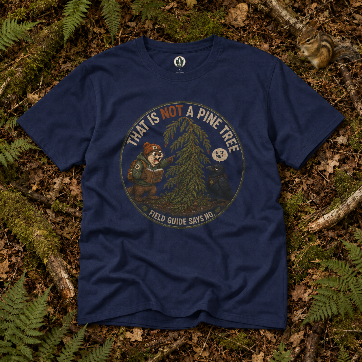 That is Not a Pine Tree, Field Guide Says No Version 2 T‑Shirt