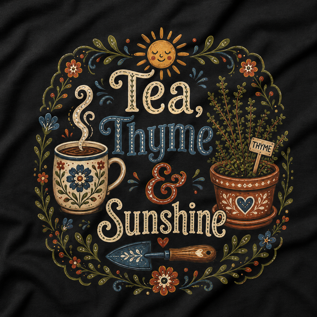 Tea, Thyme, and Sunshine T‑Shirt