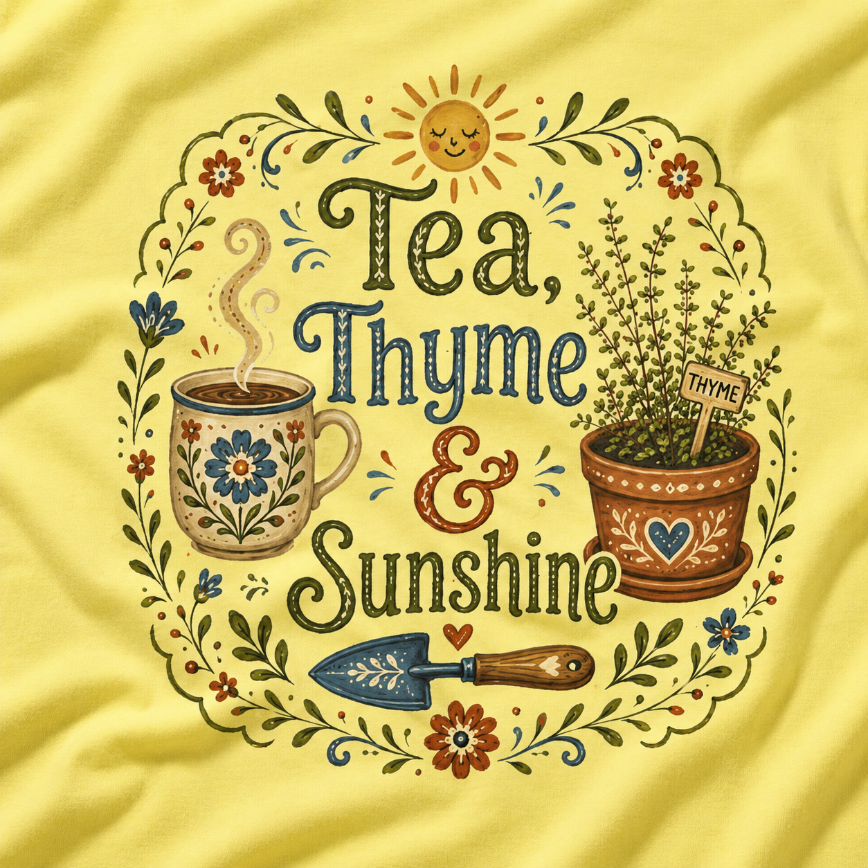 Tea, Thyme, and Sunshine T‑Shirt