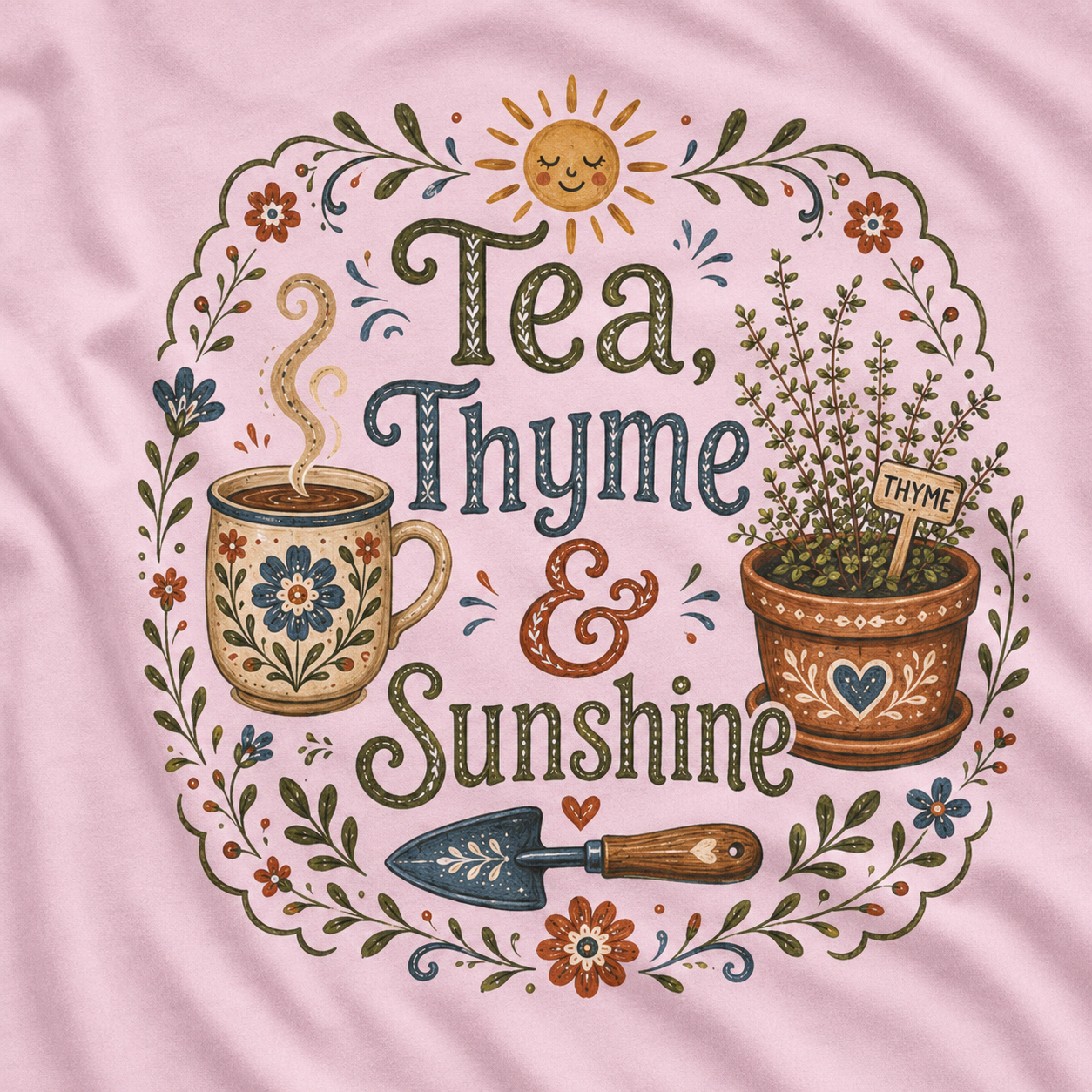 Tea, Thyme, and Sunshine T‑Shirt