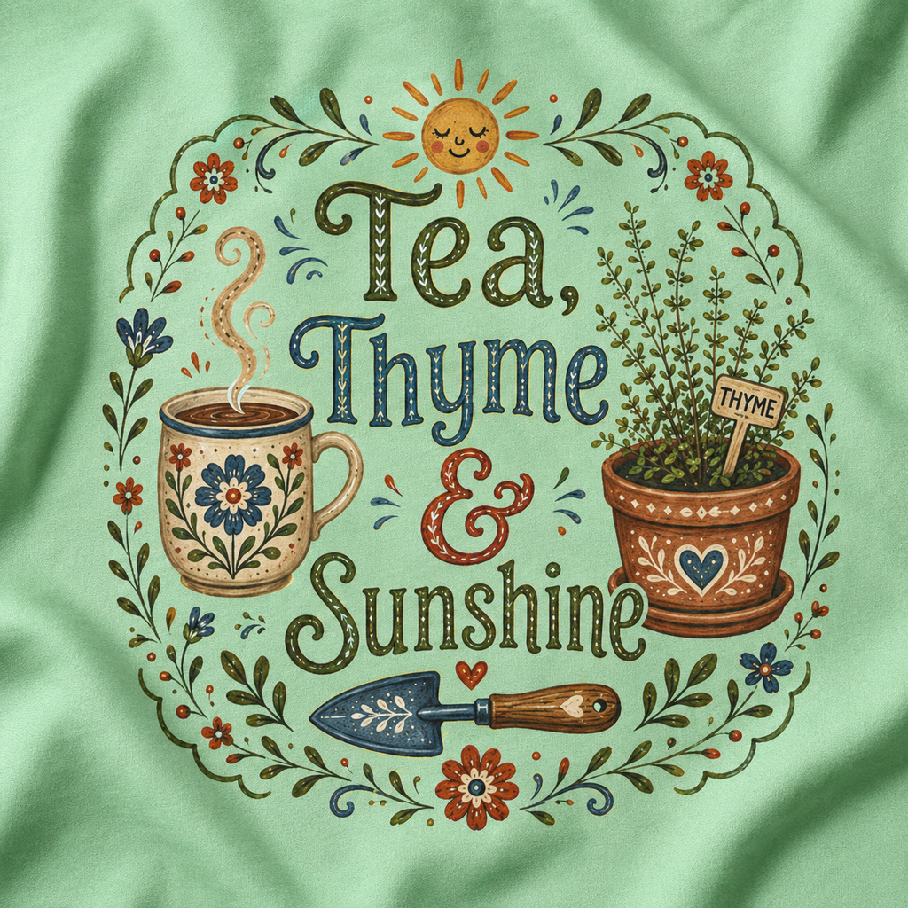 Tea, Thyme, and Sunshine T‑Shirt