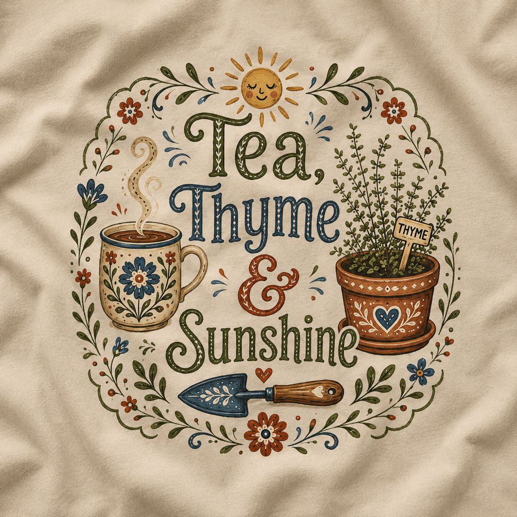 Tea, Thyme, and Sunshine T‑Shirt