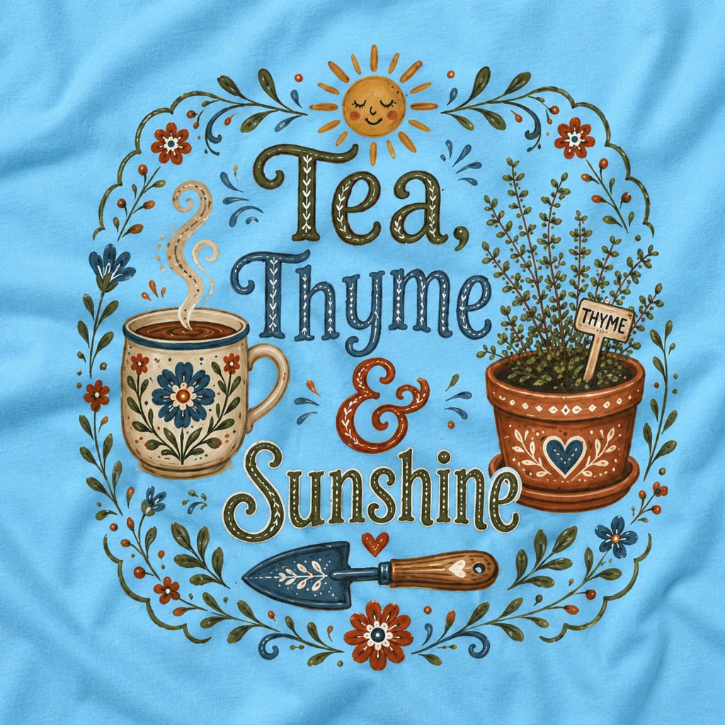 Tea, Thyme, and Sunshine T‑Shirt