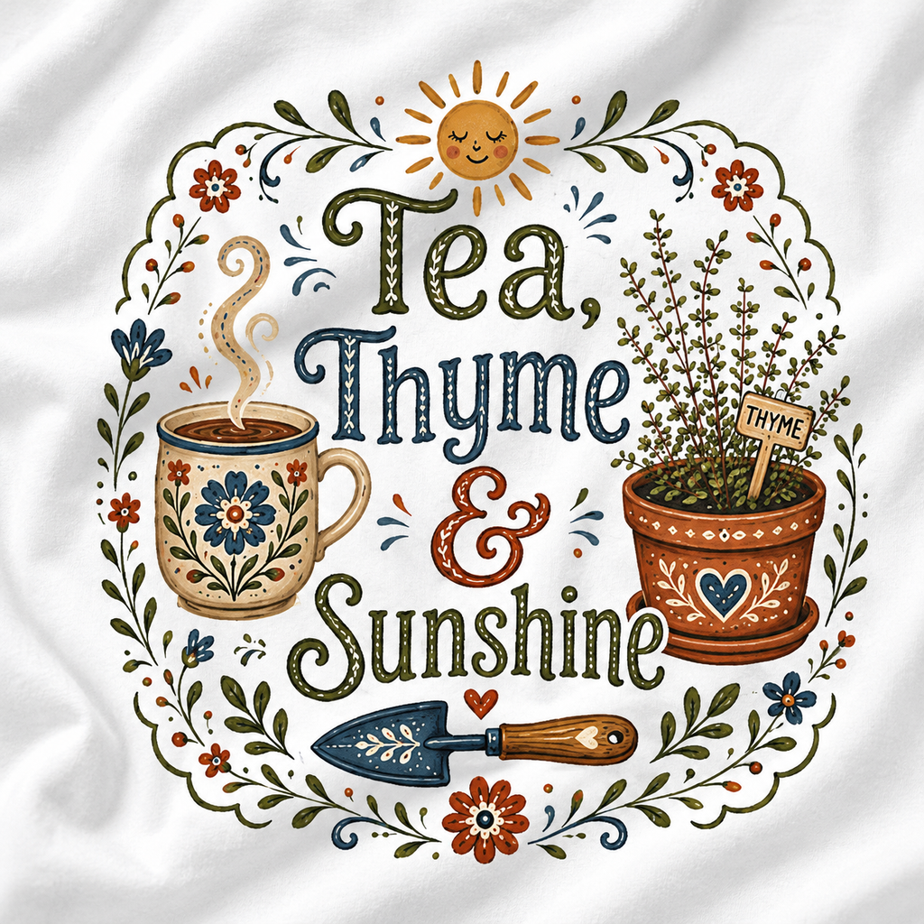 Tea, Thyme, and Sunshine T‑Shirt