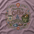 Powered by Coffee and Compost T‑Shirt