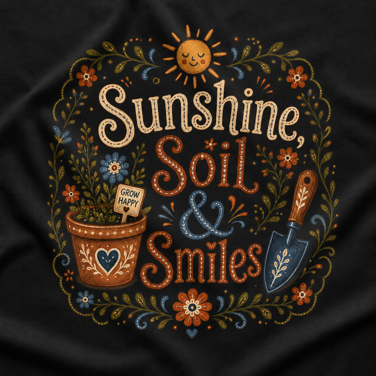 Sunshine, Soil, and Smiles T‑Shirt