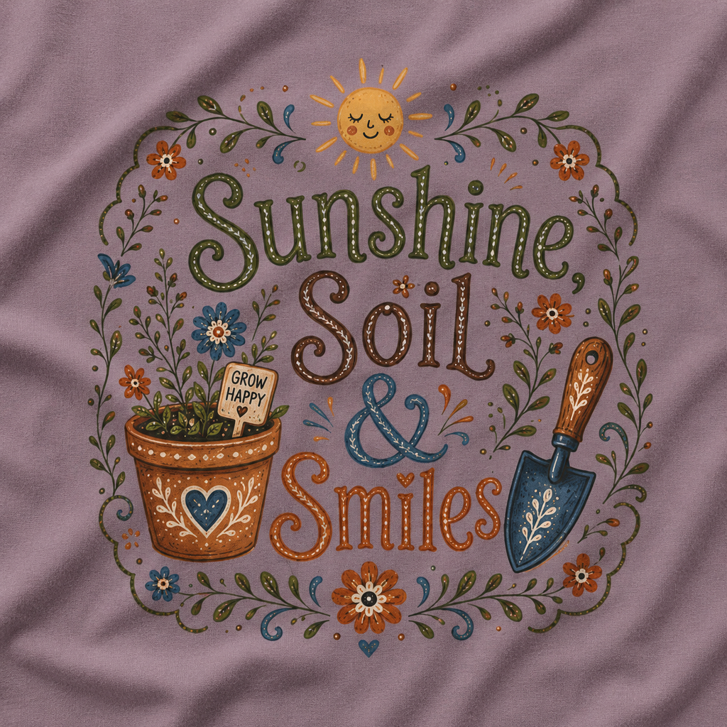 Sunshine, Soil, and Smiles T‑Shirt