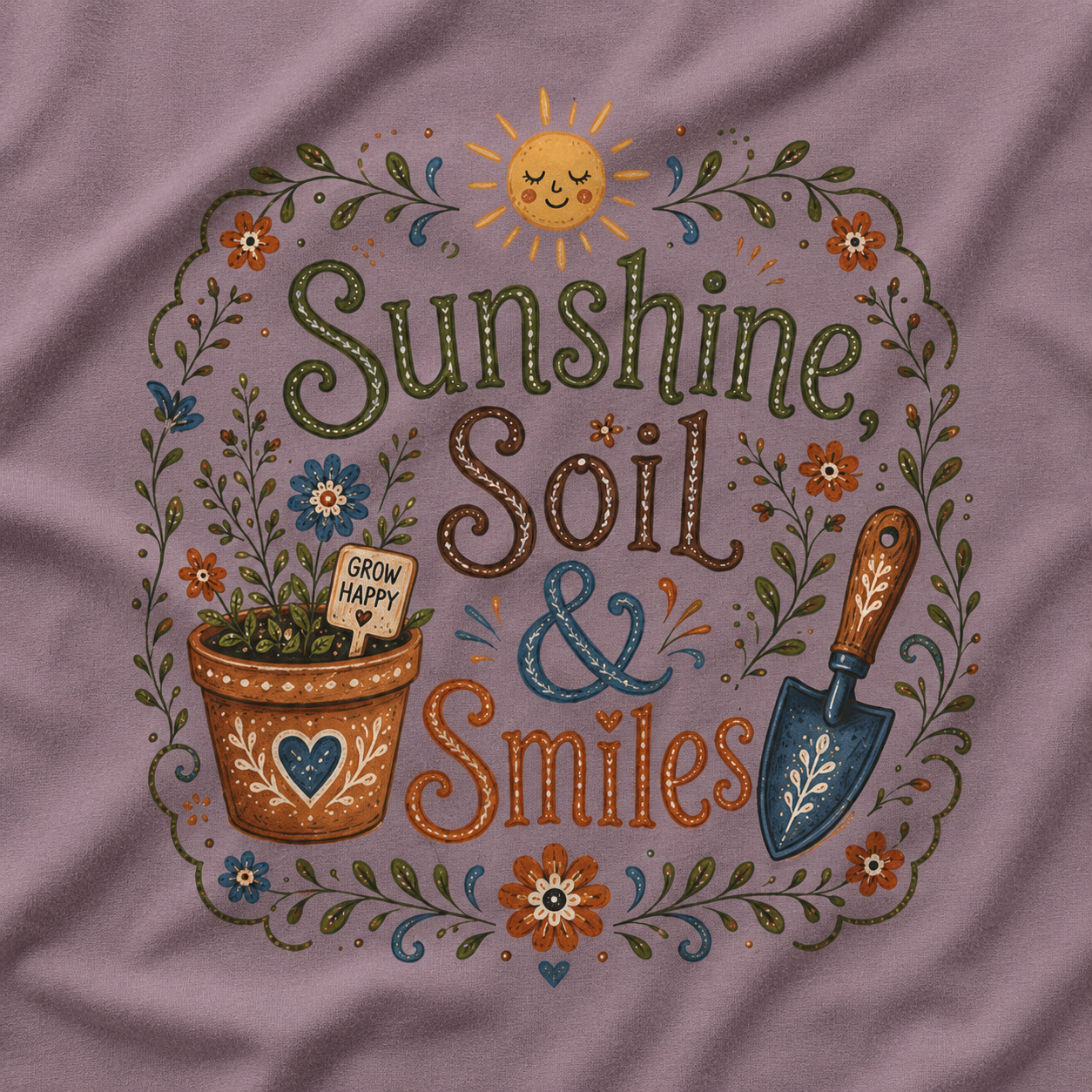 Sunshine, Soil, and Smiles T‑Shirt