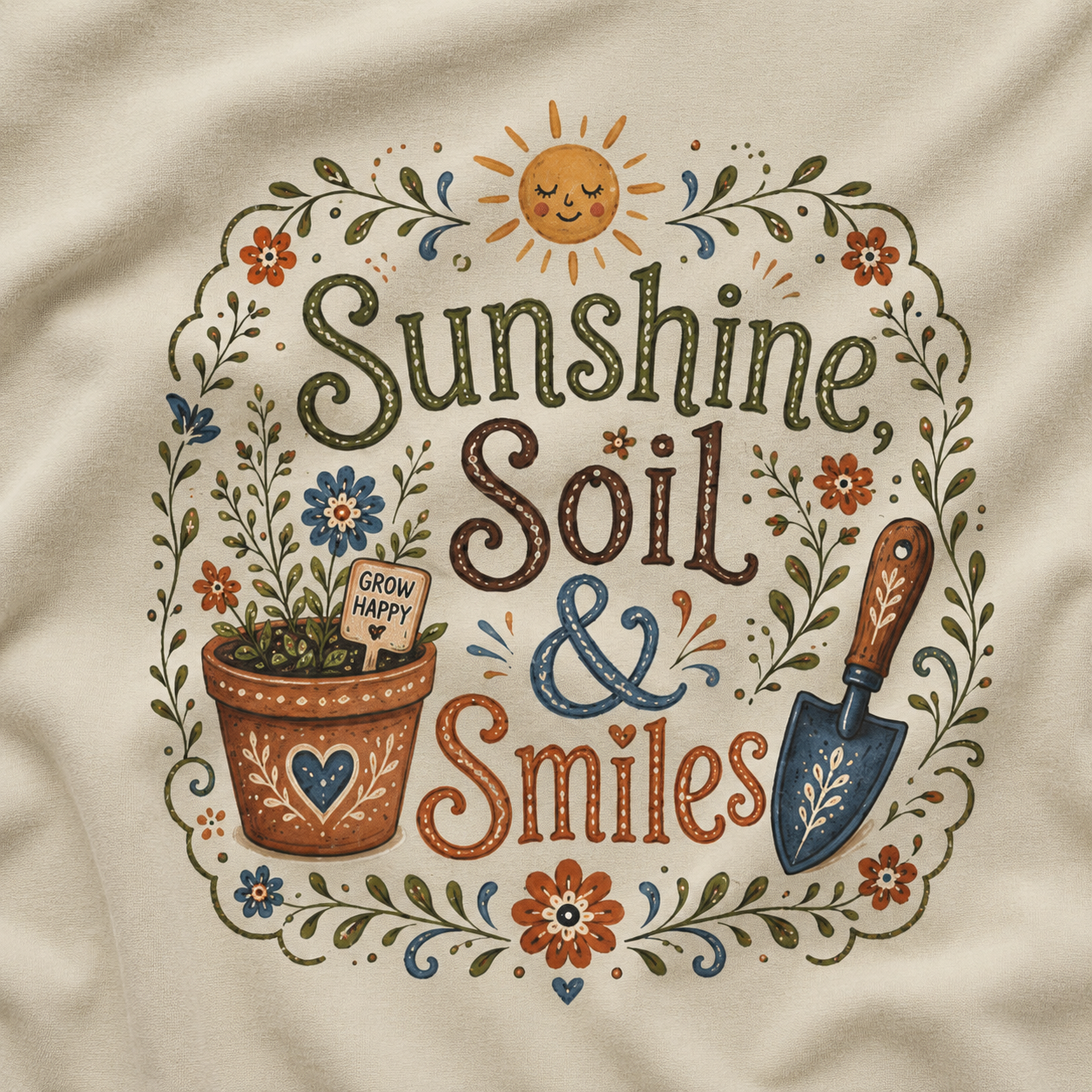 Sunshine, Soil, and Smiles T‑Shirt