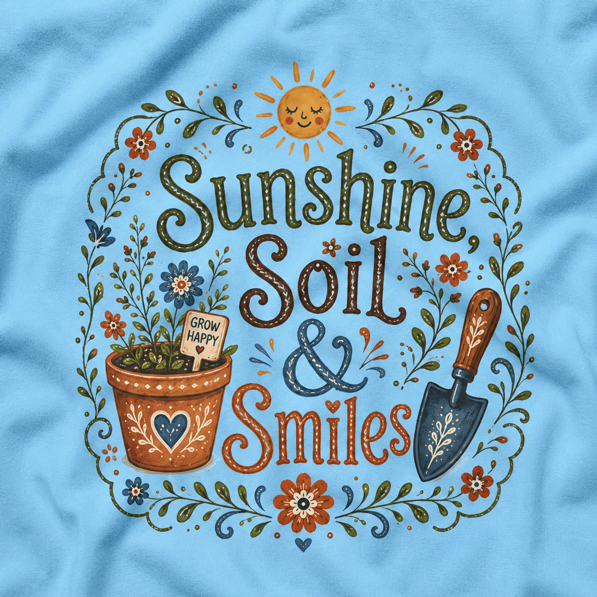 Sunshine, Soil, and Smiles T‑Shirt