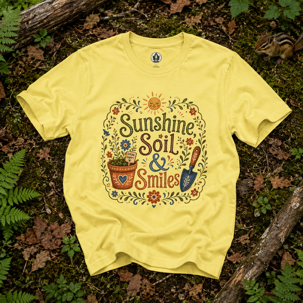 Sunshine, Soil, and Smiles T‑Shirt