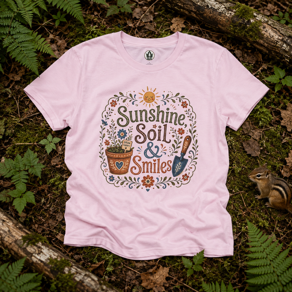 Sunshine, Soil, and Smiles T‑Shirt