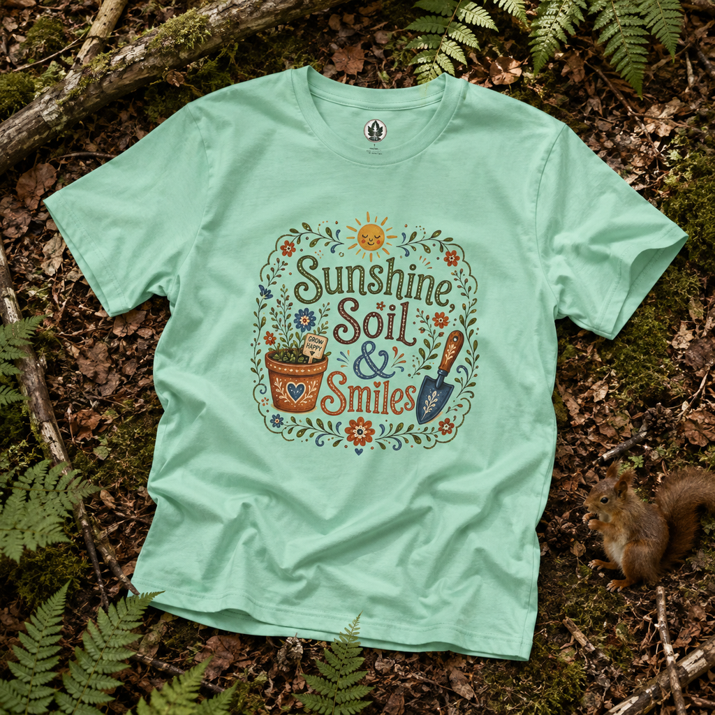 Sunshine, Soil, and Smiles T‑Shirt